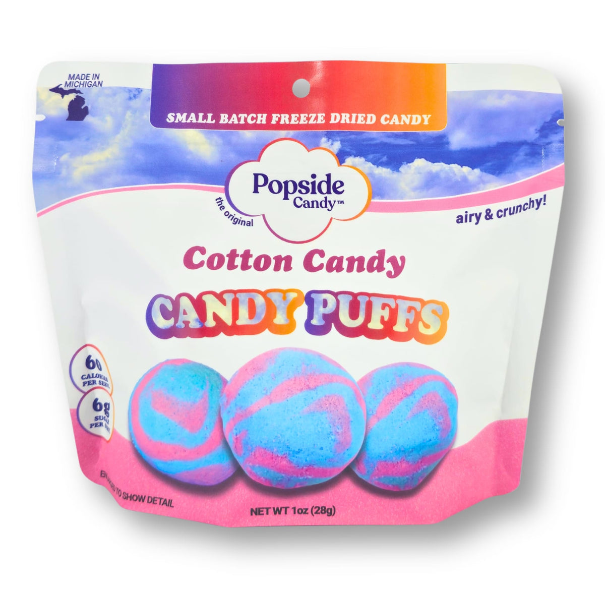 Popside Candy: Cotton Candy - Freeze Dried Candy