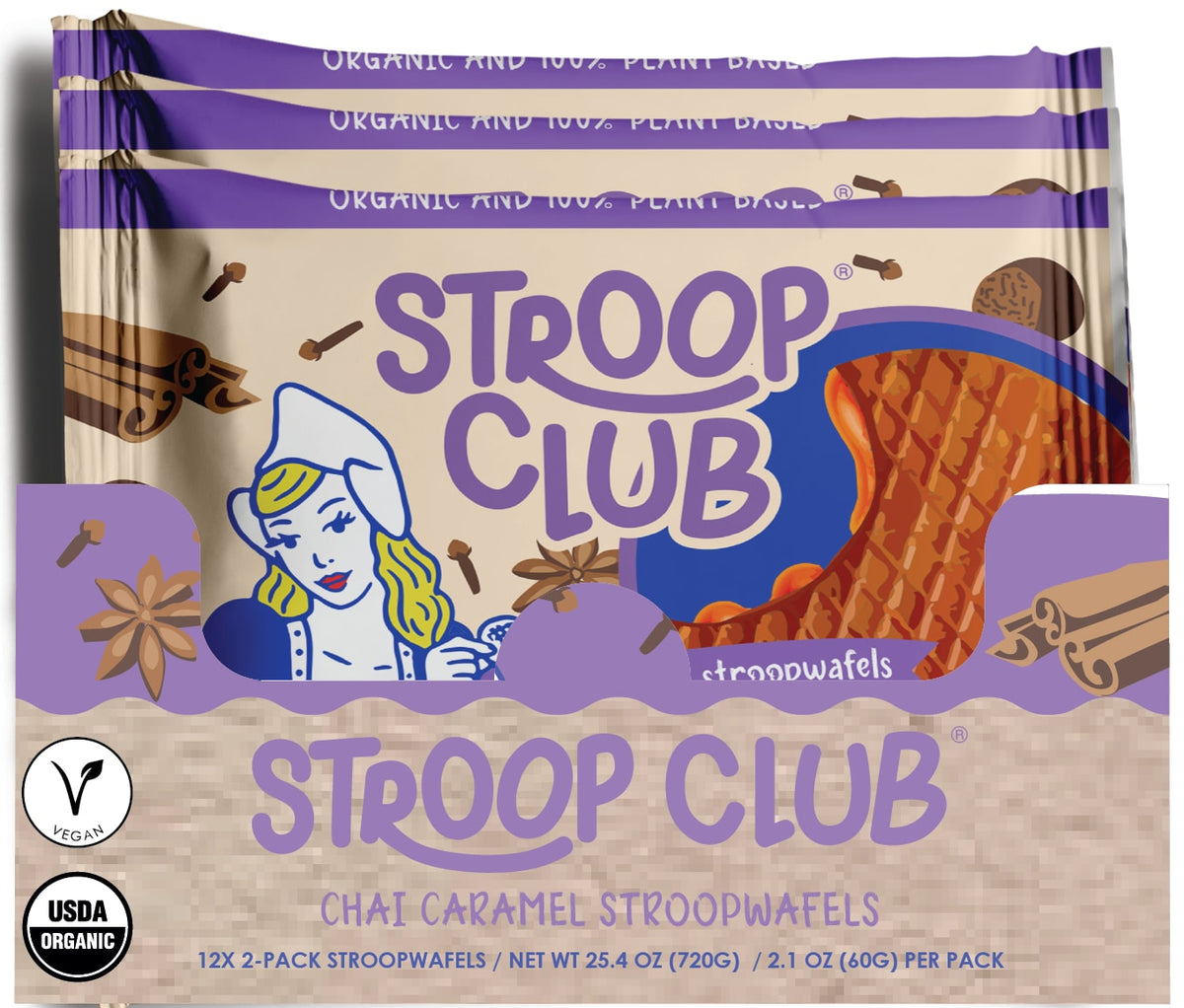 Organic and Plant Based Stroopwafel 2-Pack CHAI12X2MC
