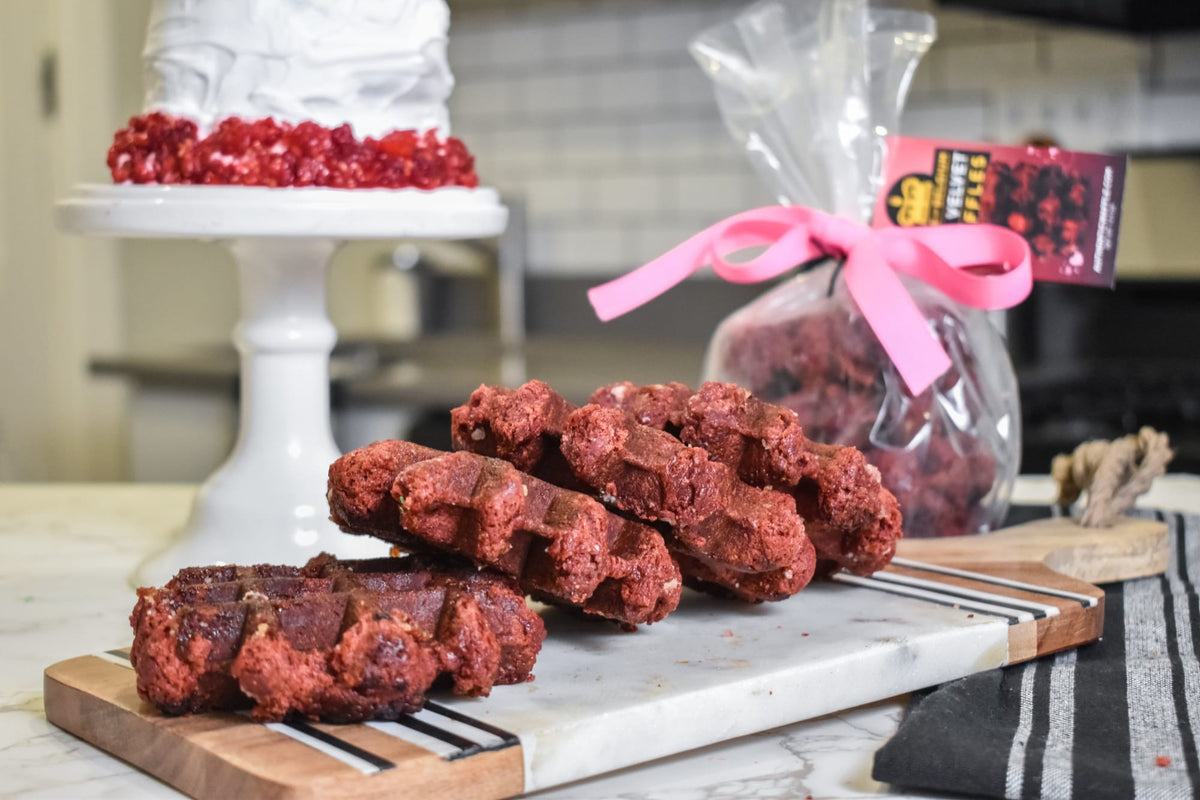 Taste of Belgium Red Velvet Waffles Four Pack 860005735310