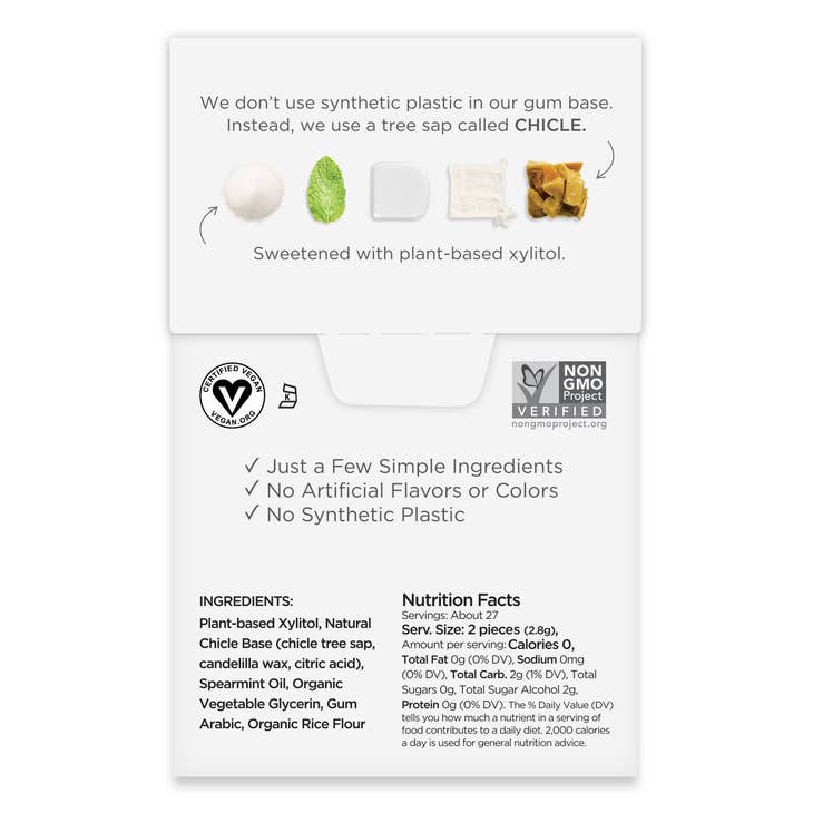 Sugar Free Natural Gum 852466006764