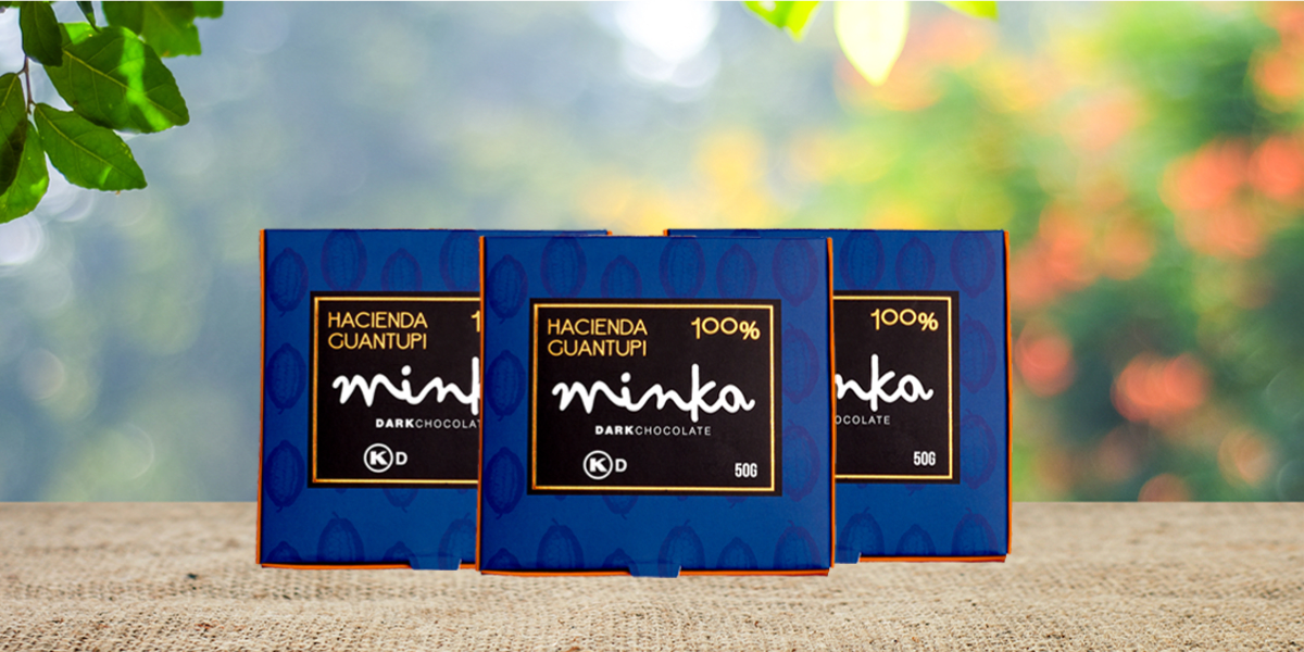Organic Dark Chocolate Bar 100% Guantupi Farm - Single Origin Collection