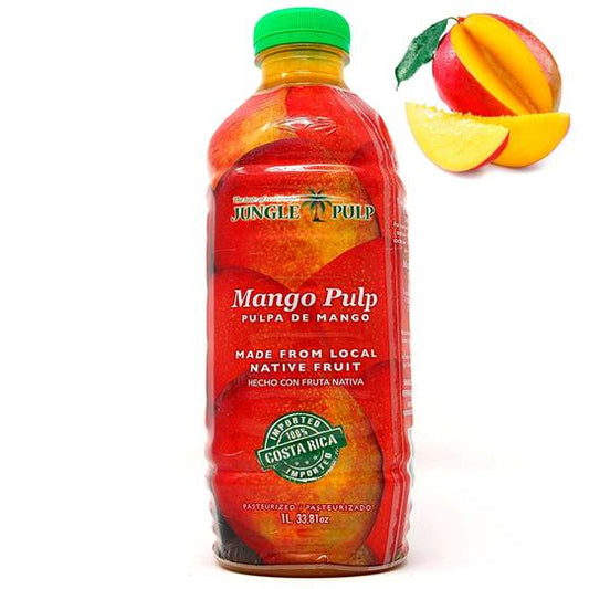Jungle Pulp Puree Mix from Costa Rica for Cocktails and Desserts - Mango