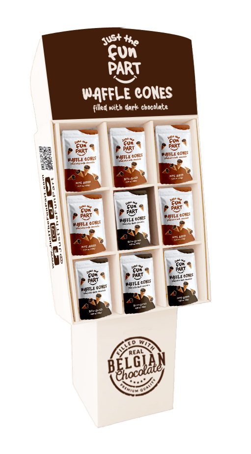 Just the Fun Part Just the Fun Part - 63ct Shipper - Milk & Dark Chocolate