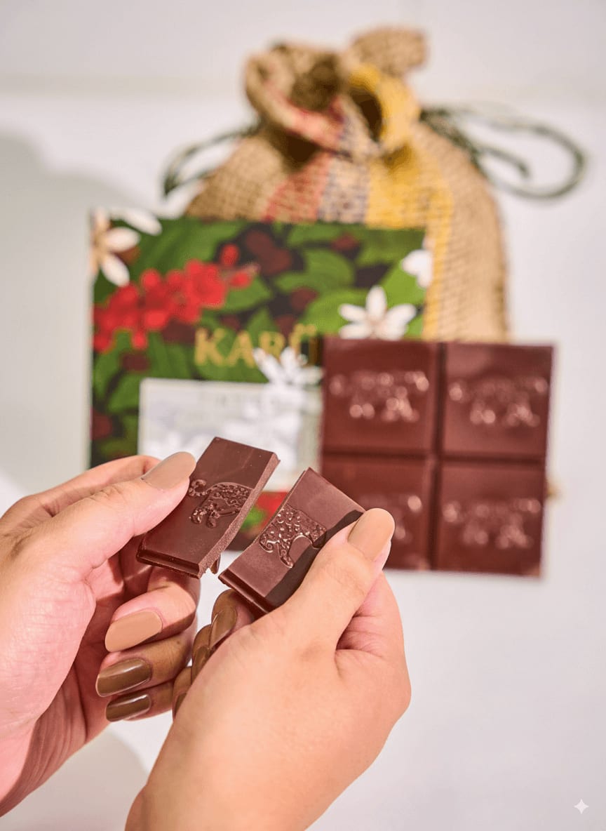 Karu Chocolates Chocolate Bars - Chocolate 70% and Coffee