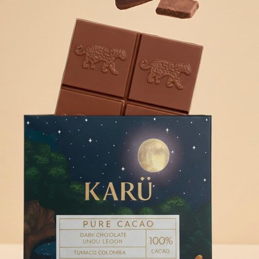Karu Chocolates Chocolate Bars - 100% Single Origin Cacao