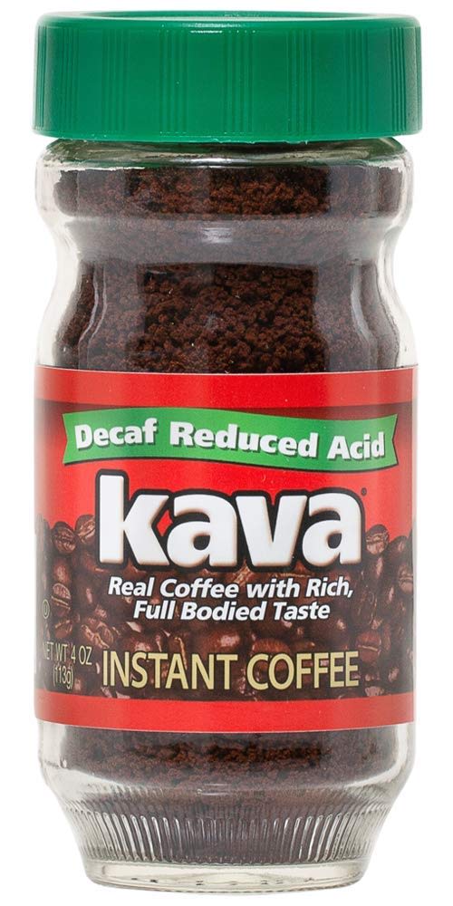 Kava Coffee Company Decaf Reduced Acid Instant Coffee