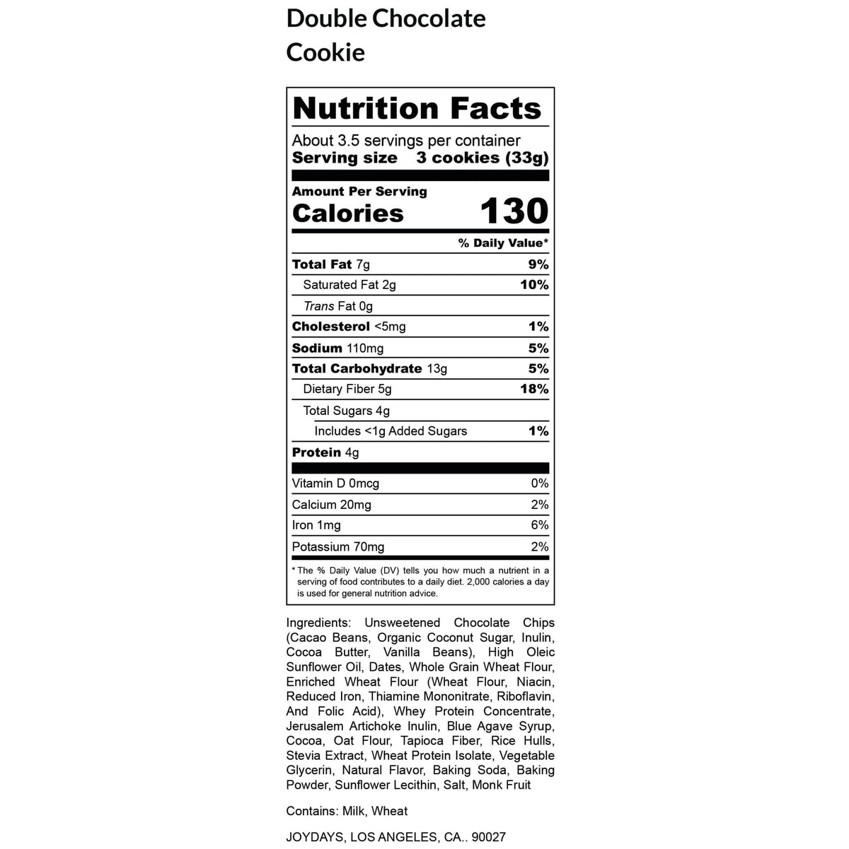 Double Chocolate Cookie Multipack 10152