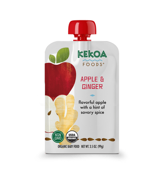 Kekoa Foods Kekoa Foods Apple & Ginger Organic Baby Food Puree