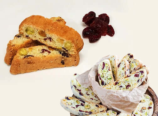 Cranberry Pistachio Biscotti