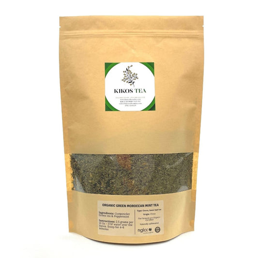 Kikos Coffee & Tea Organic Green Moroccan Mint Tea