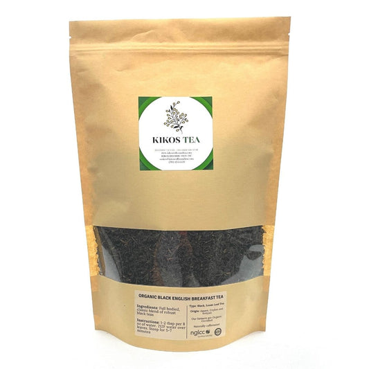 Kikos Coffee & Tea Organic Black English Breakfast Tea