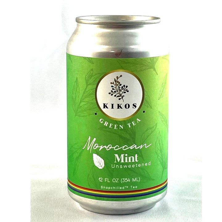 Kikos Coffee & Tea Nitro Cold Tea - Moroccan Mint - Unsweetened - 12oz Can