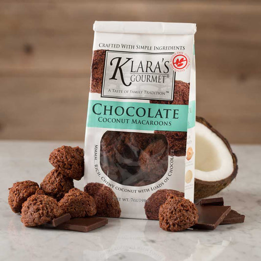 Klara's Gourmet Cookies Chocolate Coconut Macaroons