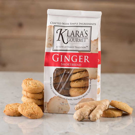 Klara's Gourmet Cookies Ginger Shortbread Cookies
