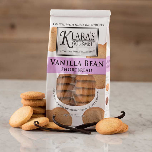 Klara's Gourmet Cookies Vanilla Bean Shortbread Cookies
