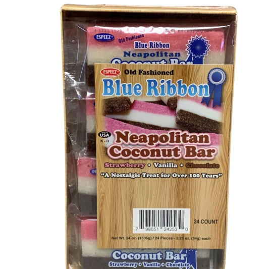 KLM Products Group Neapolitan Coconut Bars