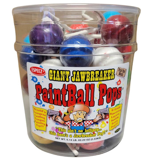 KLM Products Group Paintball Pops - 36 Ct. Jar - Assorted