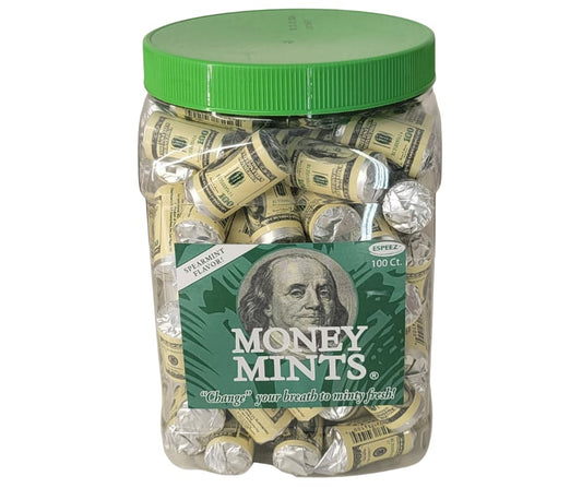 KLM Products Group Money Mints Jar - Breath Mints