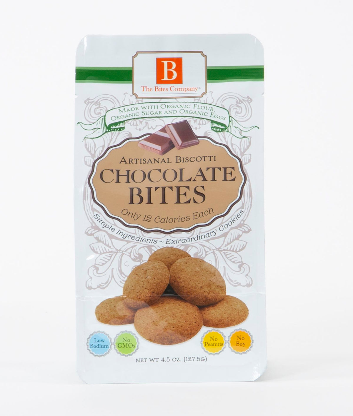 The Bites Company Chocolate Biscotti Bites 4223
