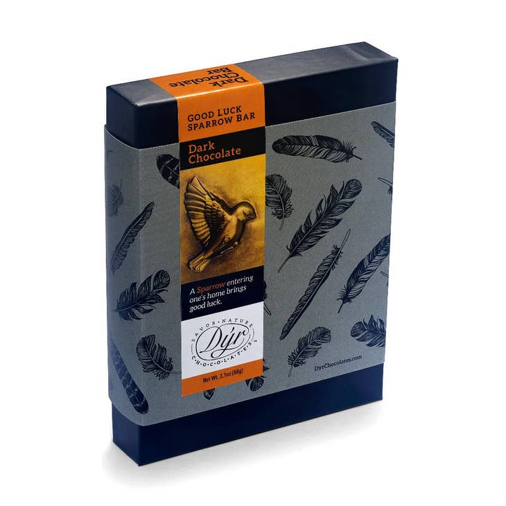 Good Luck Sparrow Chocolate Luxury Gift Bar