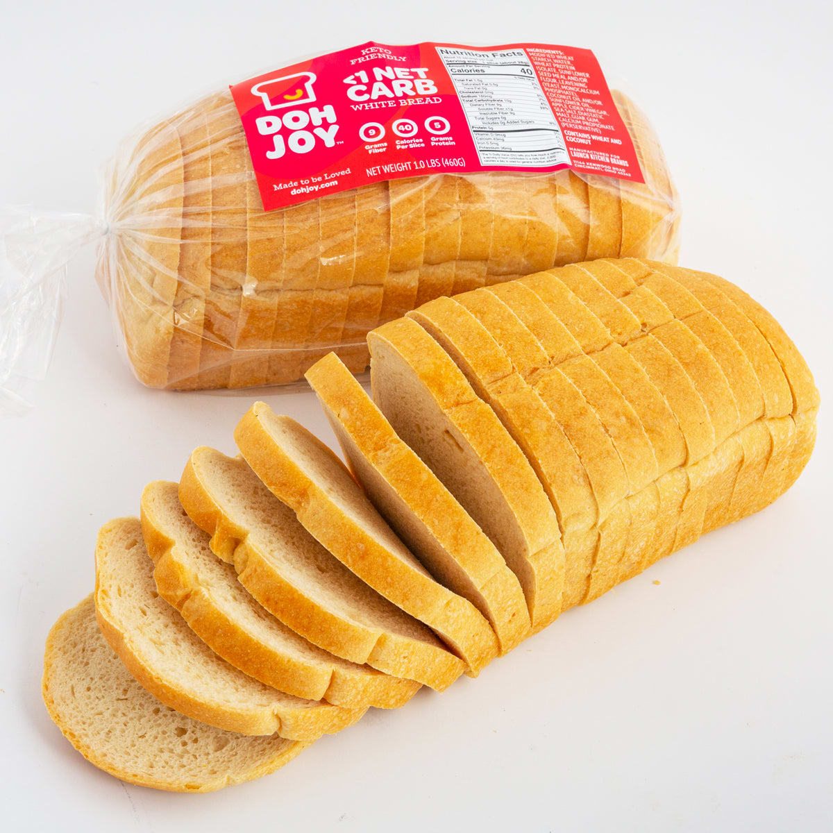 Dohjoy Wholesome & Healthy Deli-Style Bread Dohjoy Under 1 Net Carb White