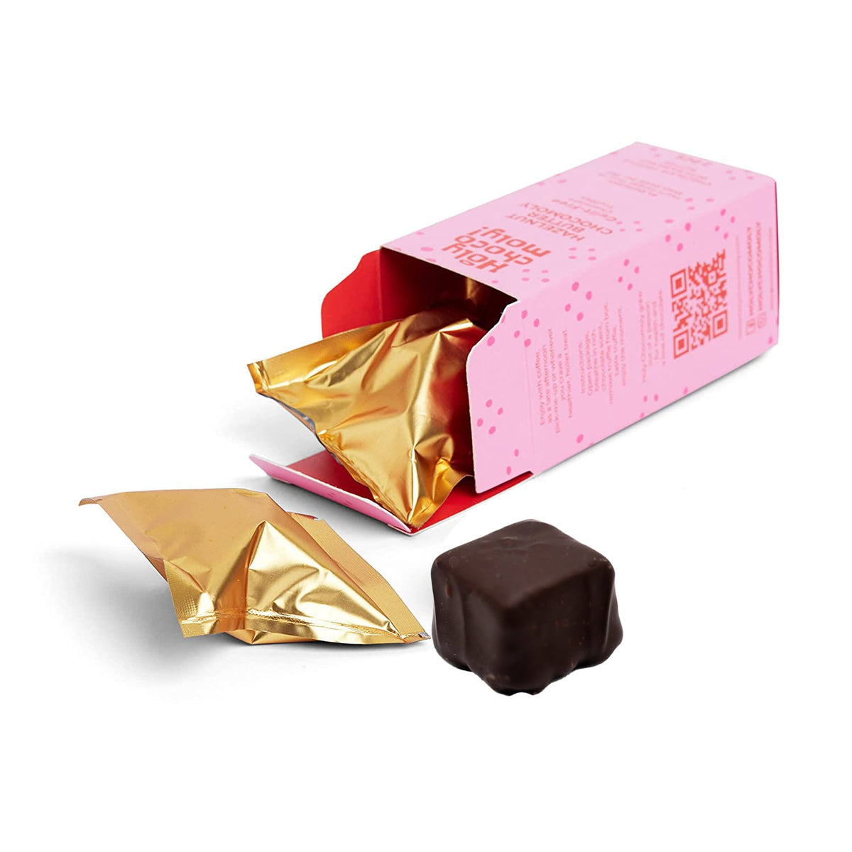 Mini Chocolate Truffle Box - 2ct Boxes HC-US-MIN-2PA-HAZ-CAS