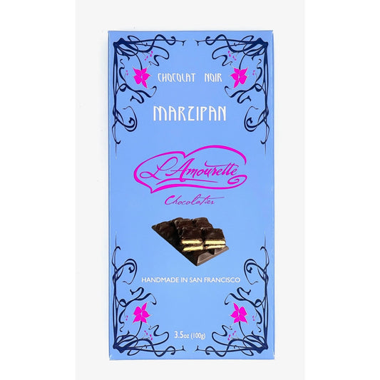 L'Amourette Chocolat 72% Dark Chocolate with Marzipan