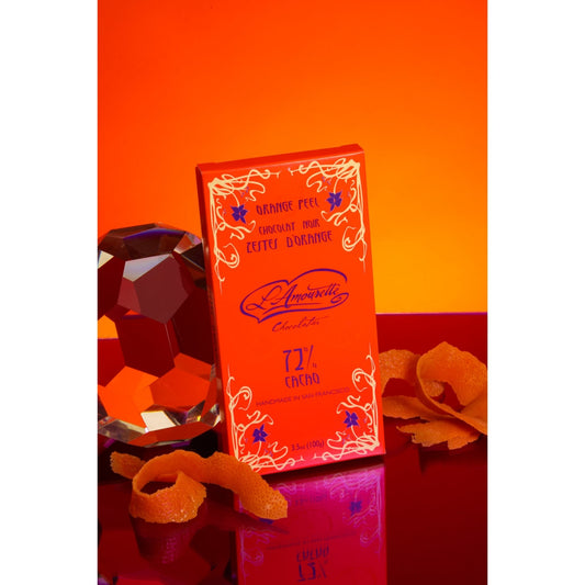 L'Amourette Chocolat 72% Dark Chocolate with Orange Peel (Natural)