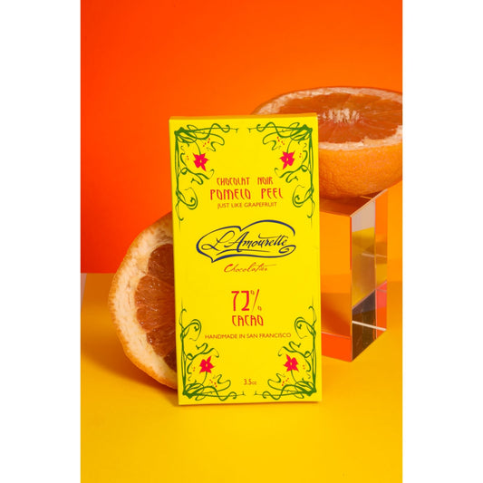 L'Amourette Chocolat 72% Dark Chocolate with Pomelo Peel (Natural)