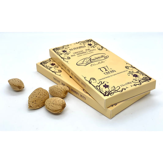 L'Amourette Chocolat 72% Dark Chocolate with Salted Almonds
