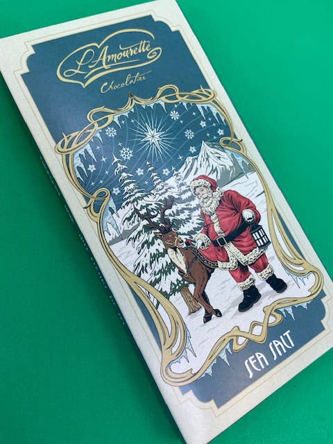 L'Amourette Chocolat 72% Dark Chocolate- Merry Christmas