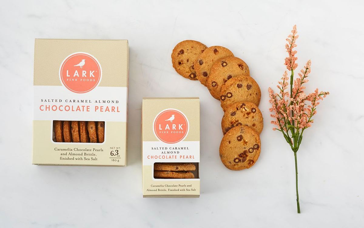 Lark Fine Foods Salted Caramel Almond Chocolate Chip - 6.3oz Large Box