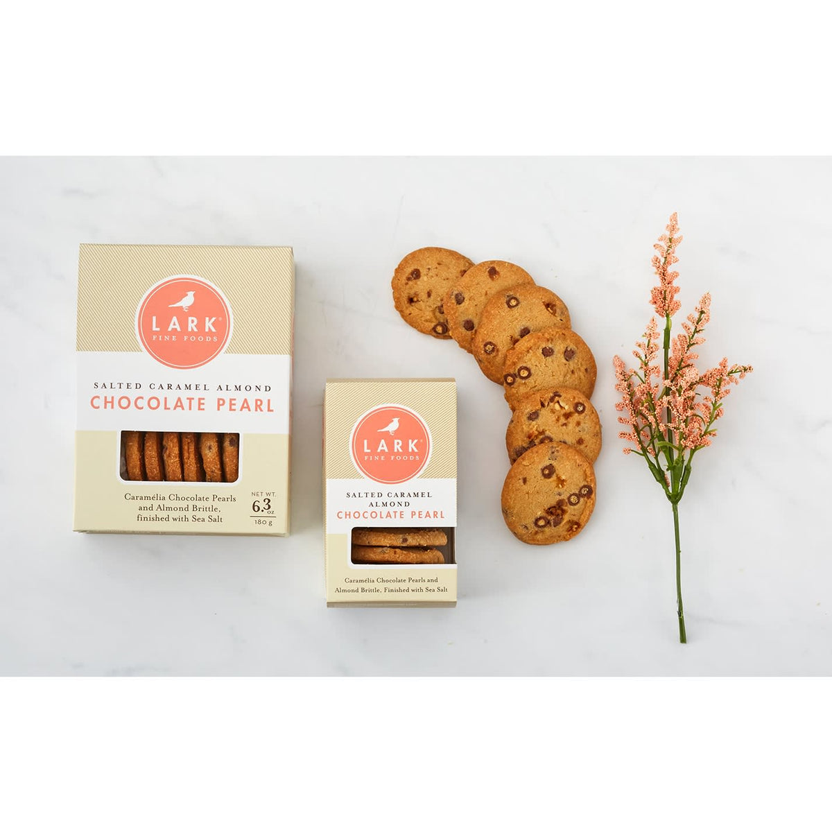 Lark Fine Foods Salted Caramel Almond Chocolate Chip - 3.2oz Small Box