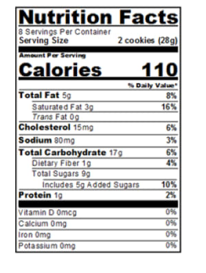 Fresh Baked Gluten Free Mini Cookies in Tub (Freeze Upon Arrival/Slacks on Shelf) 96069
