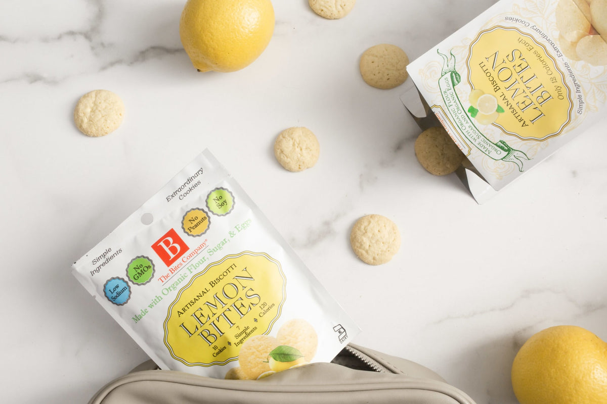 The Bites Company Lemon Biscotti Bites 4209