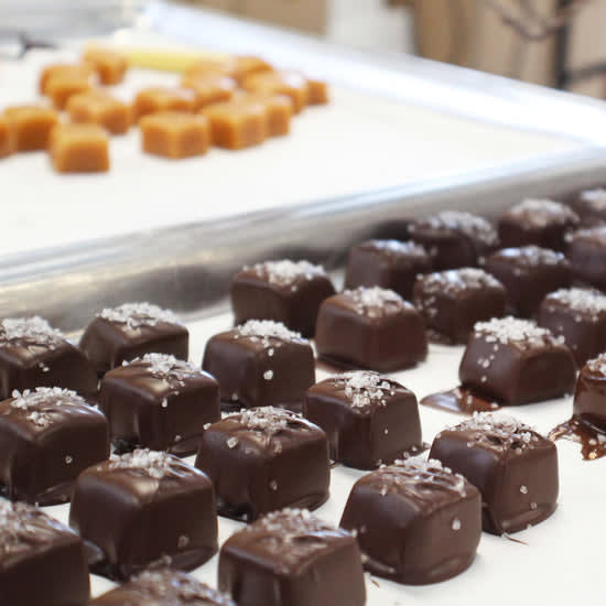 Dark Sea Salt Caramels - 9pc 4-1311