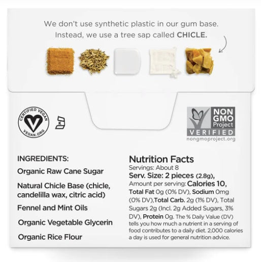 Natural Chewing Gum 852466006047