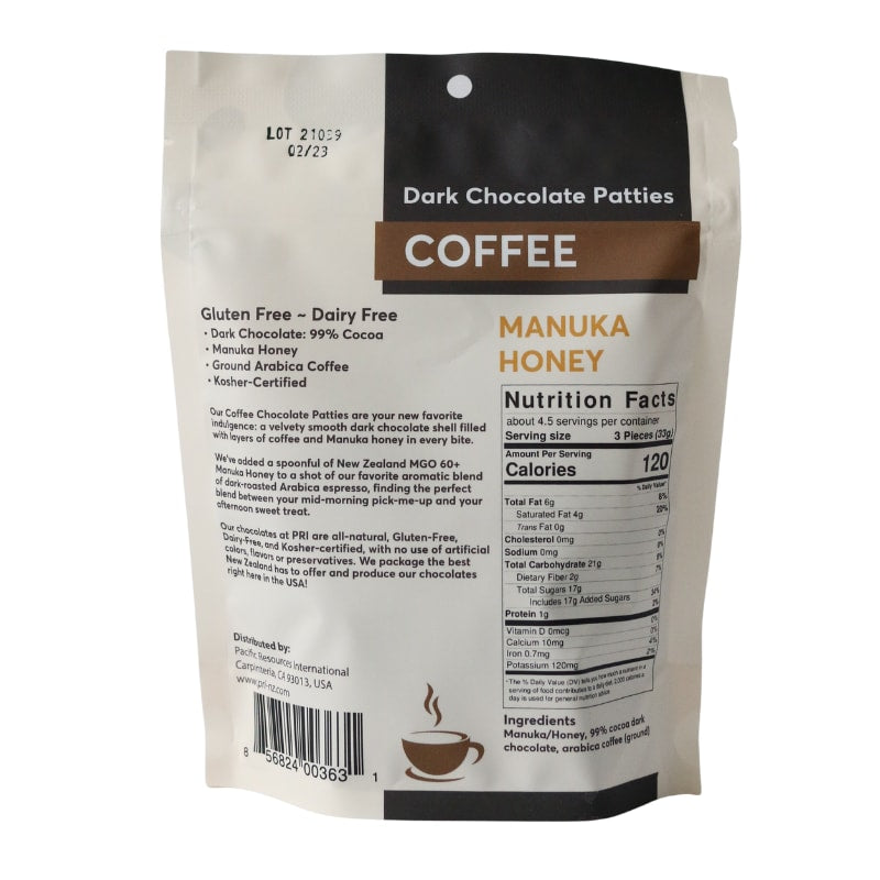 Arabica Coffee infused Manuka Honey filled Chocolates/Truffles 00363