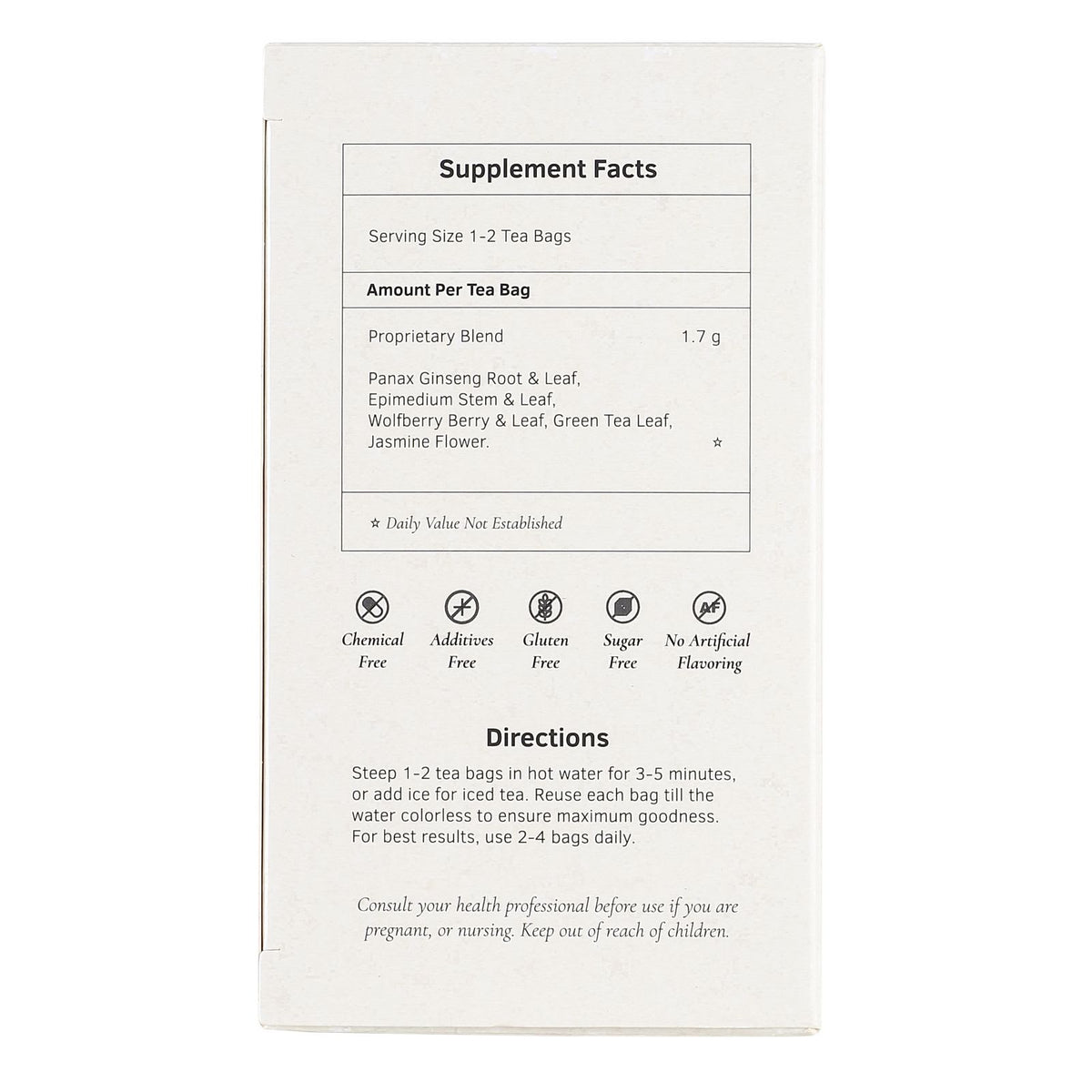 Panax Ginseng Herb Tea