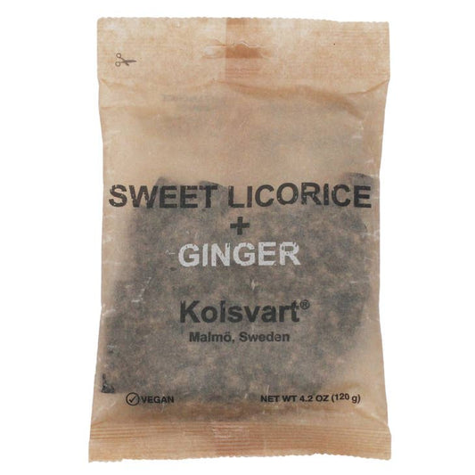 M5 Corporation Sweet and Ginger Swedish Licorice - 4.2oz (120gm)-Sweden
