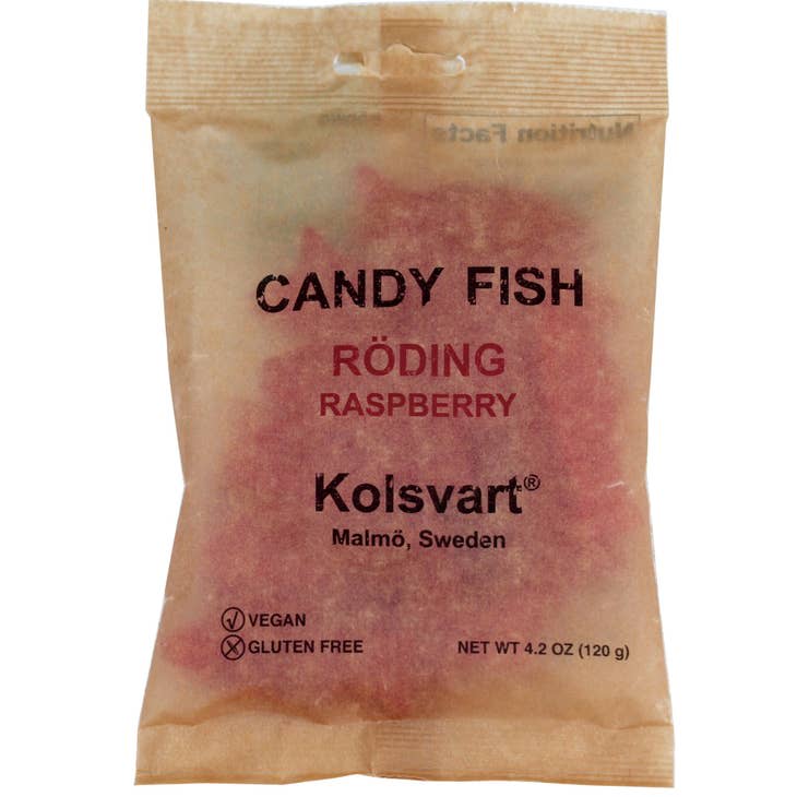 M5 Corporation Raspberry Swedish Fish - 4.2oz (120gm)-Sweden