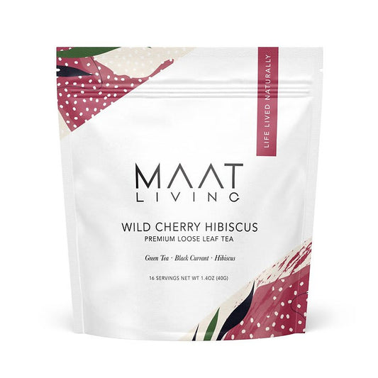 MAAT Living Herbal Teas - Wild Cherry Hibiscus