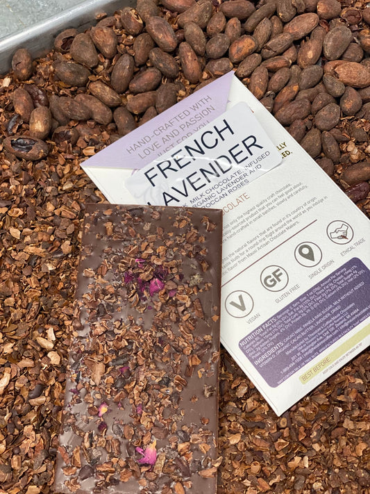 Mausi Artisan Chocolate Makers 62% Cacao, French Lavender - 2 oz