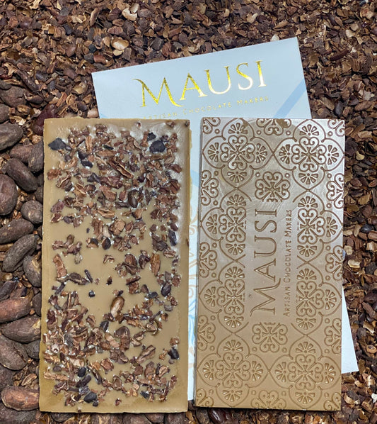 Mausi Artisan Chocolate Makers Latte White Chocolate Bar - 2 oz