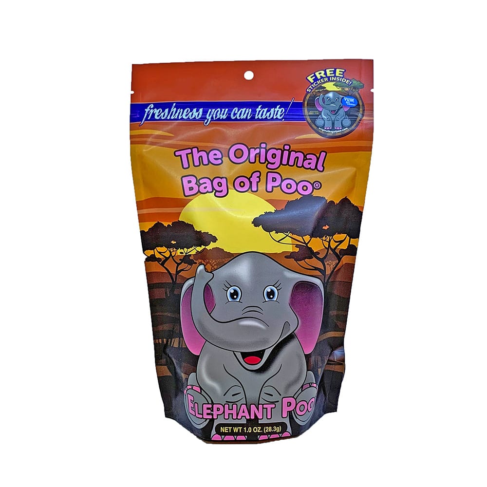 The Original Bag of Poo - Elephant Cotton Candy 6001-CS