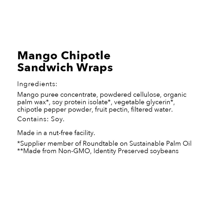 Mango Chipotle - 6pk Sandwich Wraps GEM-MCH-87-6-RS