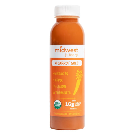 Midwest Juicery Juice: Organic, Whole30 Approved - 4 Carrot Gold