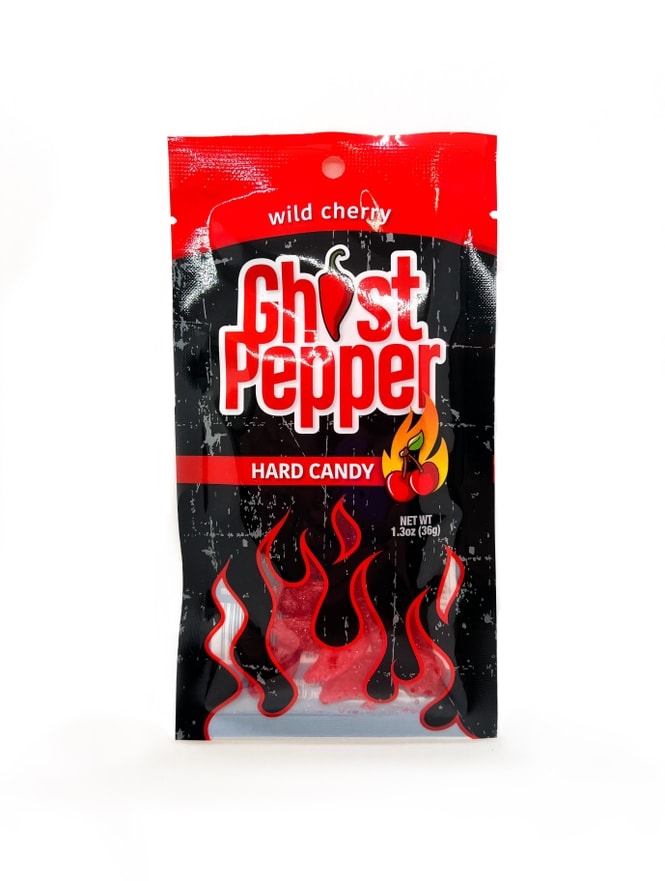 Mikey V's Foods Ghost Pepper Hard Candy - Wild Cherry