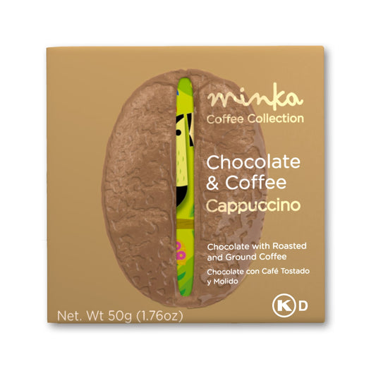 MINKA Chocolates Chocolate Bar - Cappuccino - Coffee Collection - 48ct