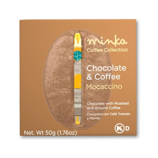 MINKA Chocolates Chocolate Bar - Mochaccino - Coffee Collection - 48ct